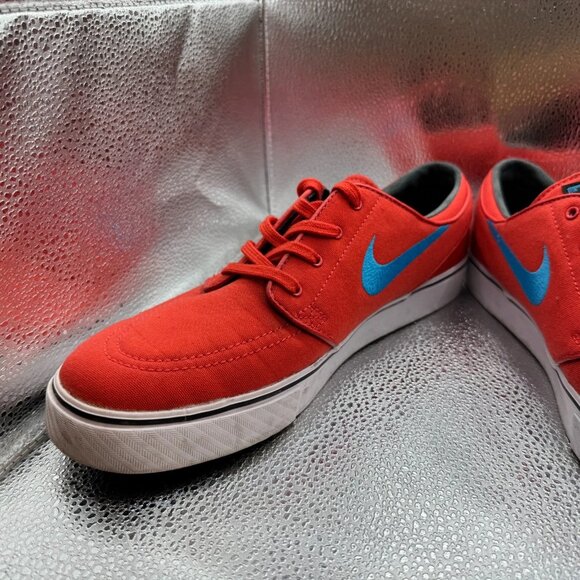 Size 11 Nike SB Zoom Stefan Janoski‎ Mens Red Skateboarding Shoes 615957-640 - Picture 7 of 11